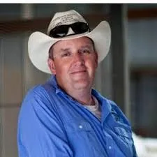 Craig wearing a cowboy hat during the organic farming years